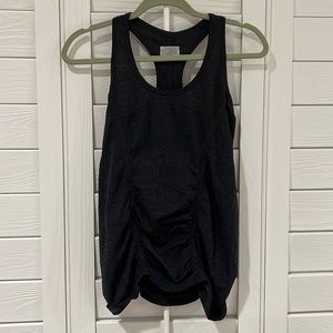 athleta charcoal racerback tank